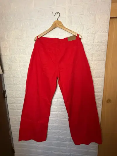 Jeans rojos mujer - miniatura 2
