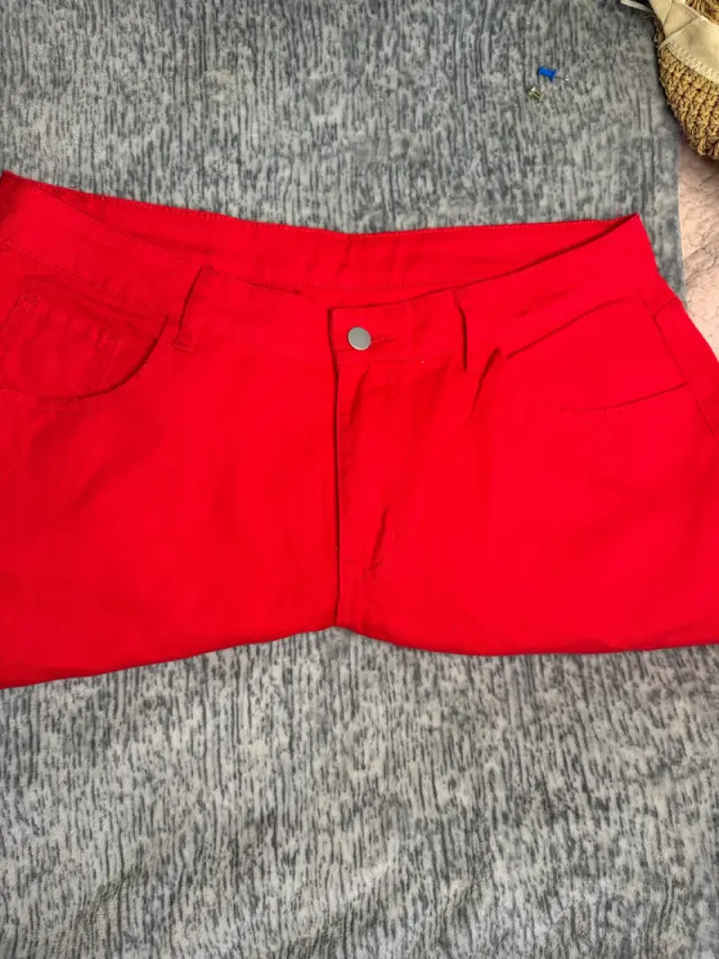 Jeans rojos mujer - 3