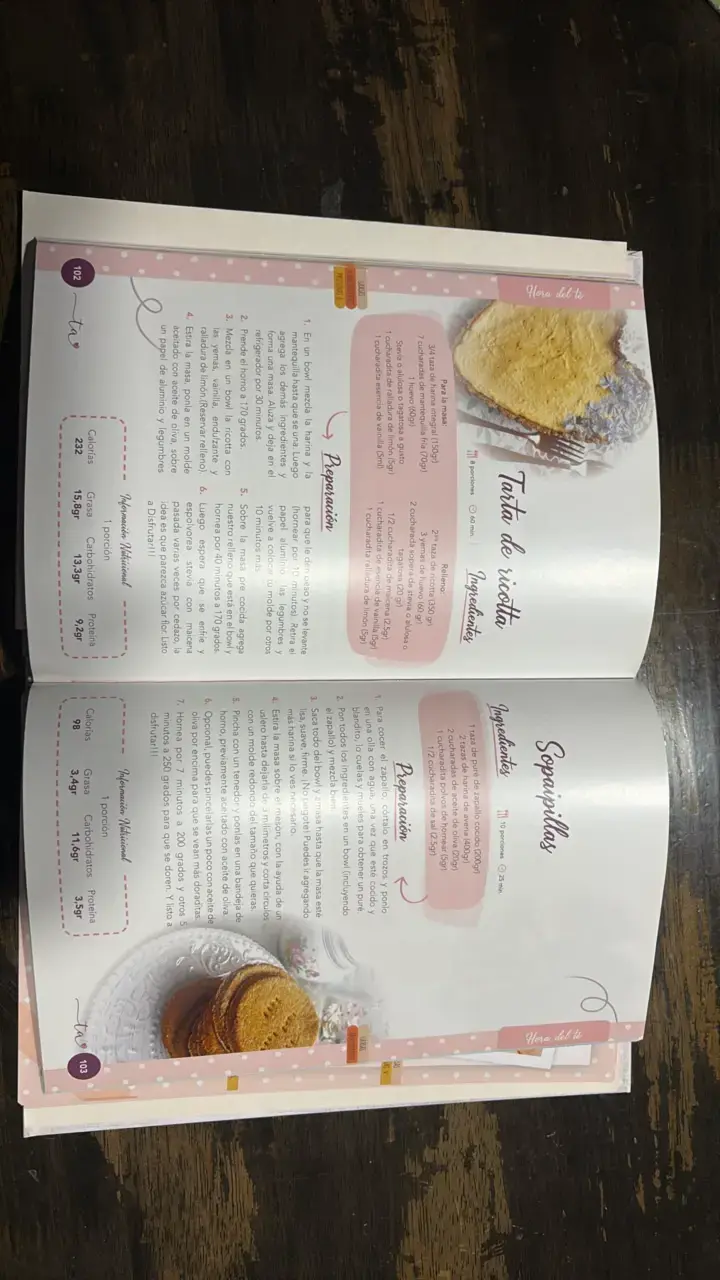 Libro de recetas 'Mi Recetario' de Tamara Arellano - 2