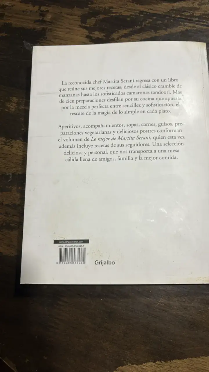 Libro de recetas 'Lo mejor de Martita Serani' - 3