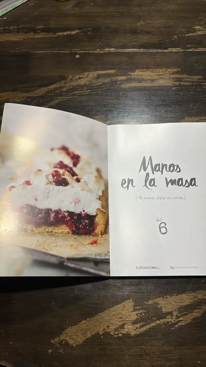 Libro de cocina 'Manos en la masa' con recetas - 2