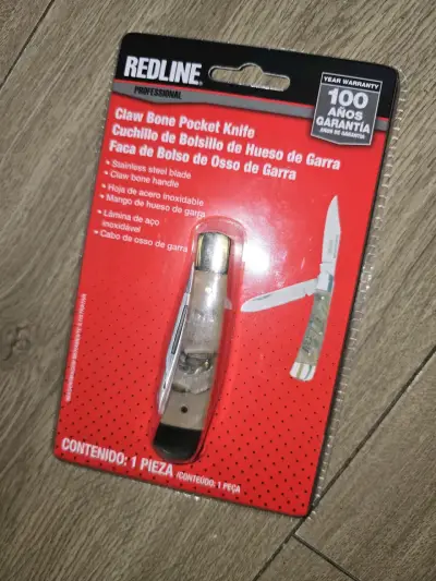 Cuchillo de Bolsillo Redline con Mango de Hueso - miniatura 1