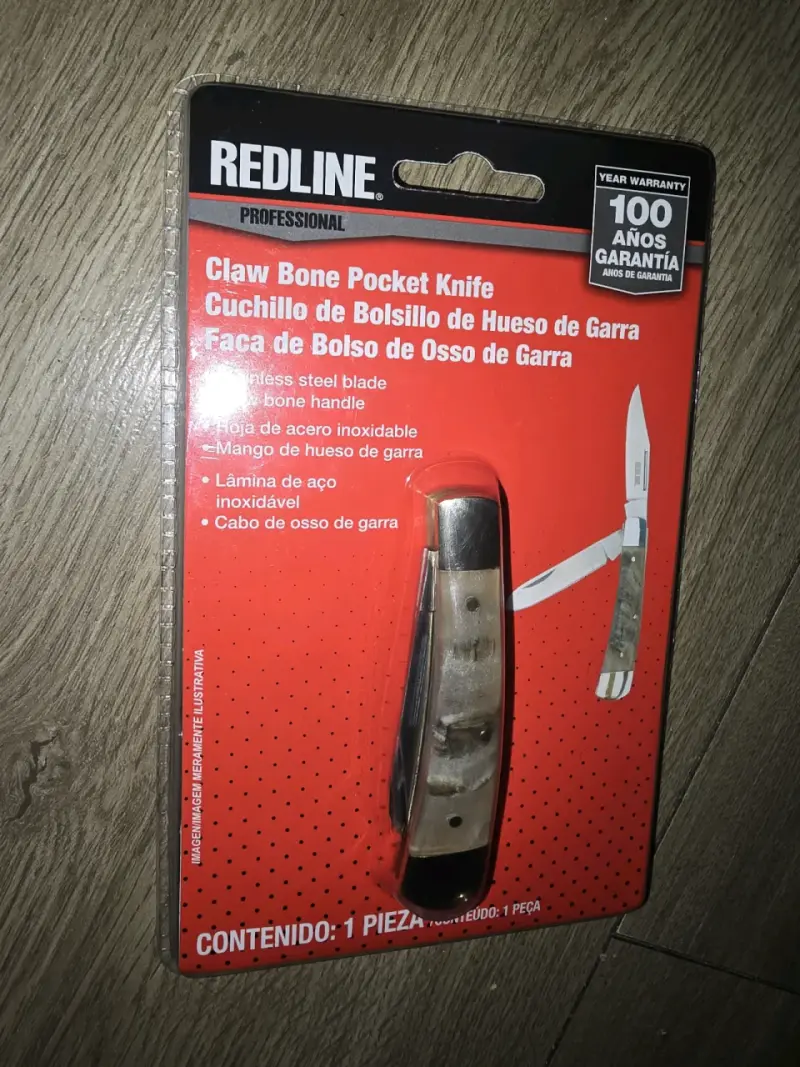 Cuchillo de Bolsillo Redline con Mango de Hueso - 2