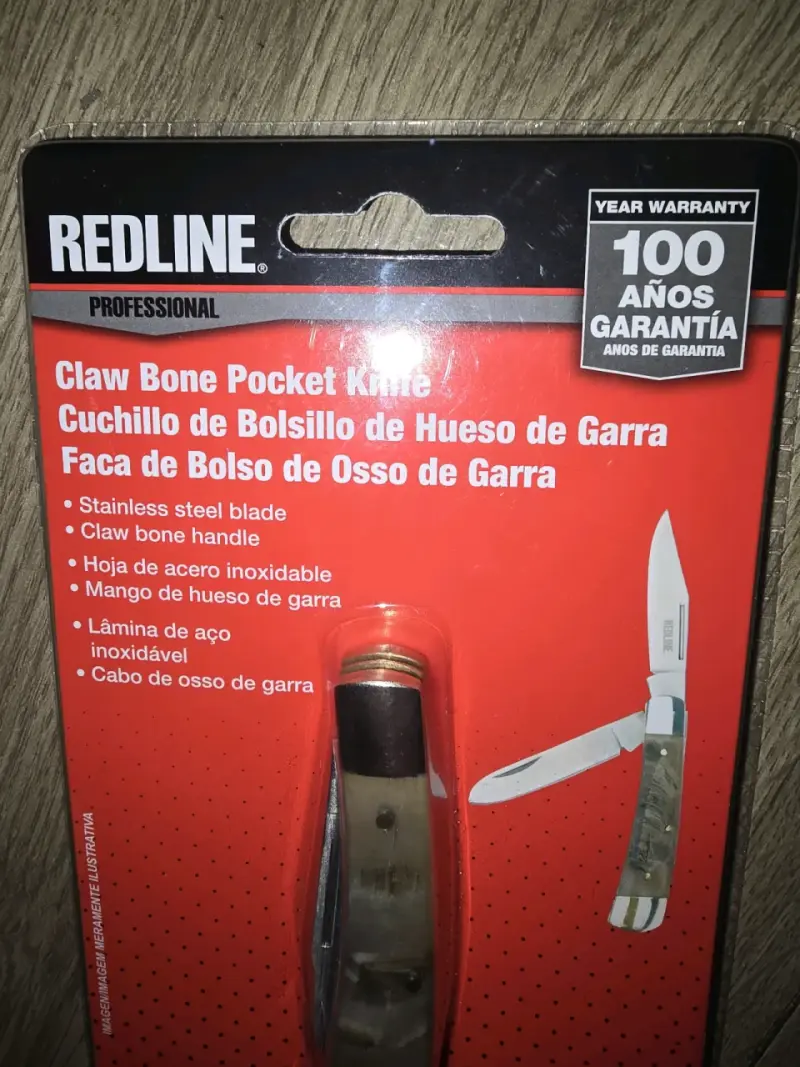 Cuchillo de Bolsillo Redline con Mango de Hueso - 3