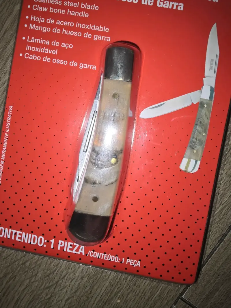 Cuchillo de Bolsillo Redline con Mango de Hueso - 4