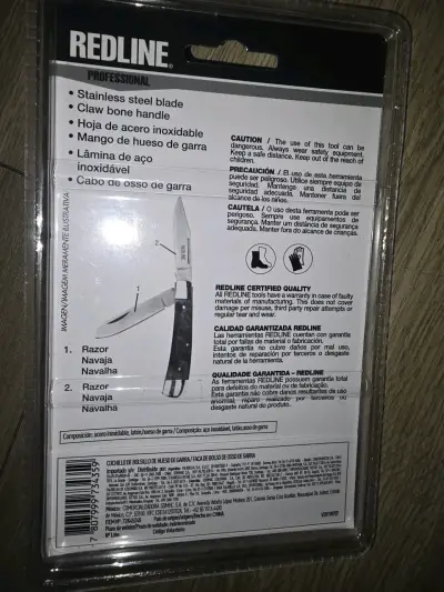 Cuchillo de Bolsillo Redline con Mango de Hueso - miniatura 6
