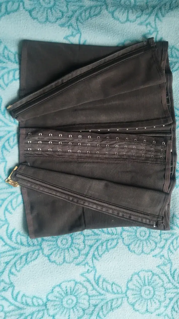 Faja reductora negra con cierre - 3