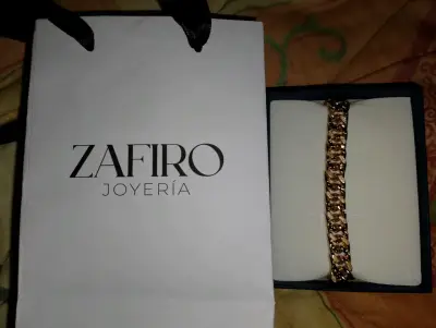 Pulsera bañada en oro de 14 kilates nueva - miniatura 2