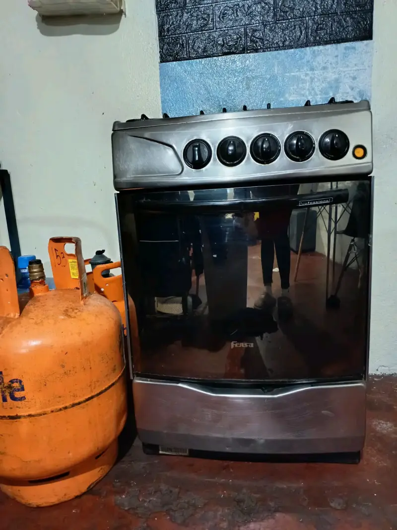 Cocina a gas de 4 quemadores en acero inoxidable - 3