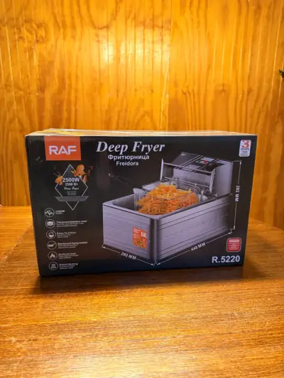 Freidora eléctrica RAF 2500W de acero inoxidable - miniatura 1