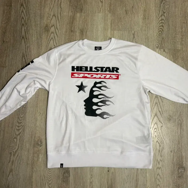 Polera blanca con diseño gráfico Hellstar Sports - 2