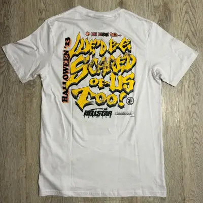 Polera blanca con diseño gráfico Hellstar Sports - miniatura 6