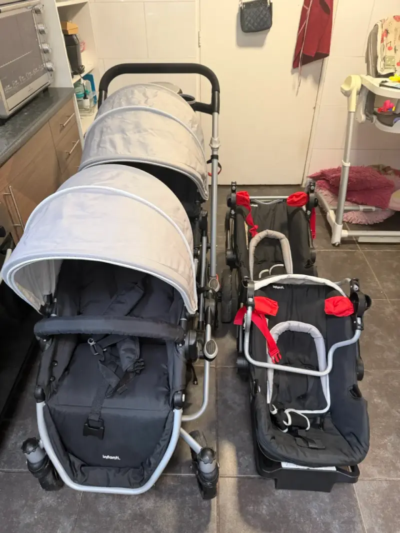 Coche Travel System Doble Infanti Duo Ride - 4