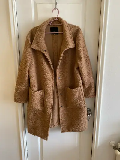 Abrigo de lana marrón Stefano Cocci para mujer - miniatura 1