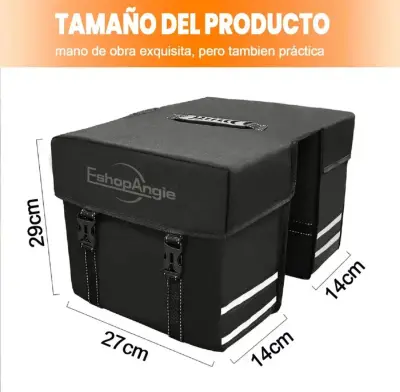 Alforjas Doble para Bicicleta 25 Litros - miniatura 5