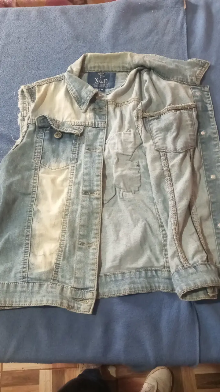 Chaqueta de mezclilla con bordado de águila - 2