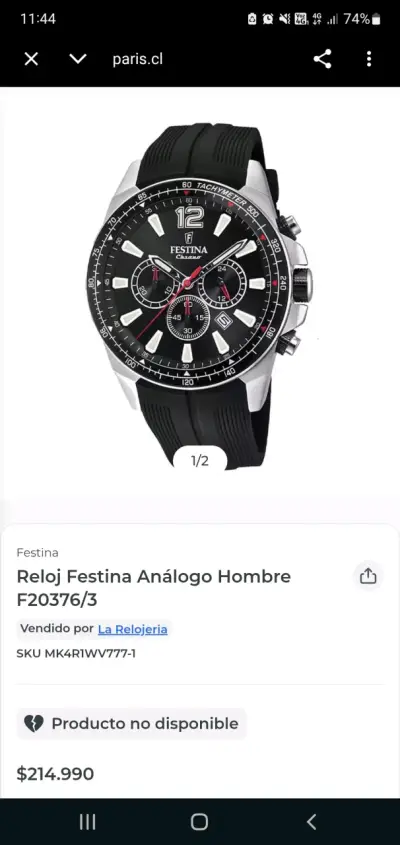 Reloj Festina Análogo Hombre F20376/3 - miniatura 4