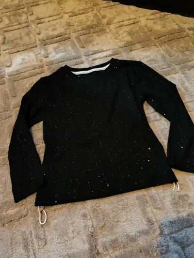 Poleras de manga larga con brillo para niña - miniatura 2