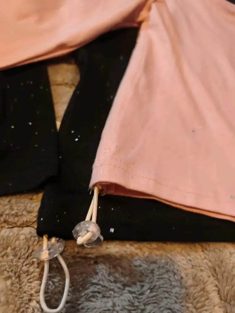 Poleras de manga larga con brillo para niña - 5