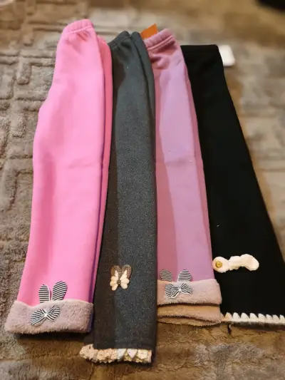 Calzas forradas para niñas con lazo decorativo - miniatura 4