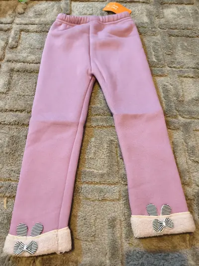 Calzas forradas para niñas con lazo decorativo - miniatura 5