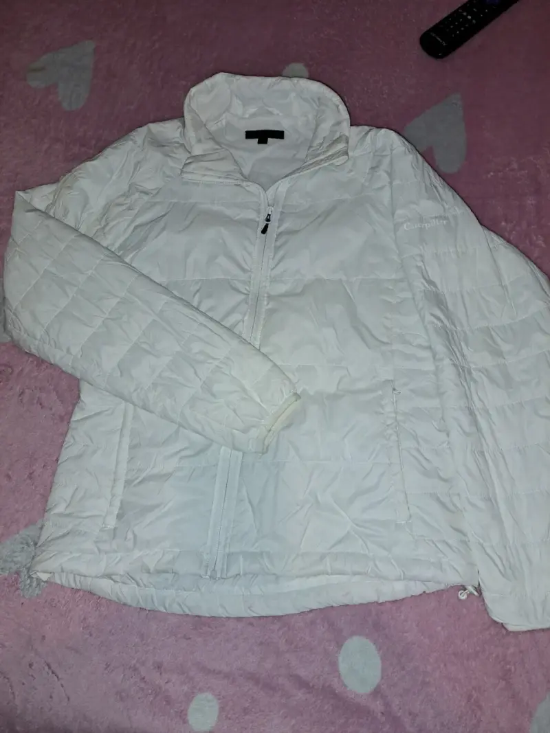 Chaqueta acolchada blanca Caterpillar para mujer - 1