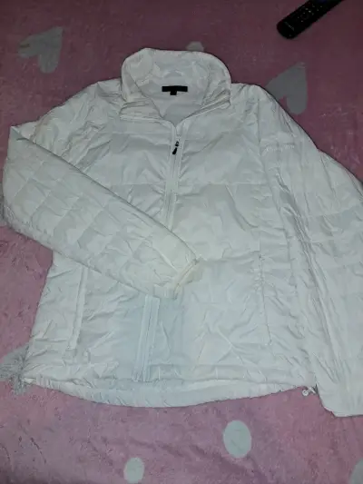 Chaqueta acolchada blanca Caterpillar para mujer - miniatura 1