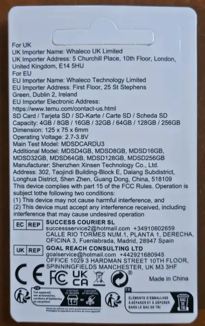 Tarjeta SD Microdrive 128GB Pro Plus - miniatura 2