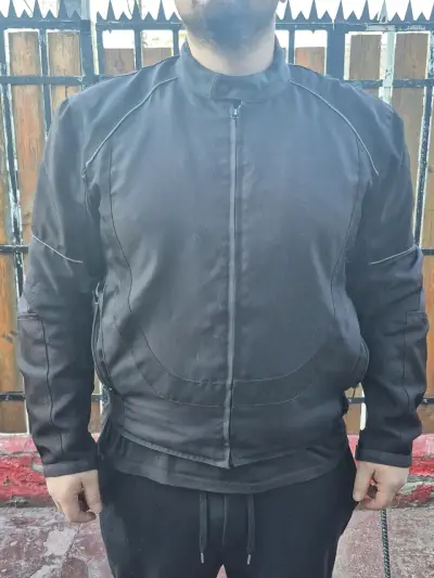 Chaqueta de moto negra con protecciones Duhan Xl - miniatura 1