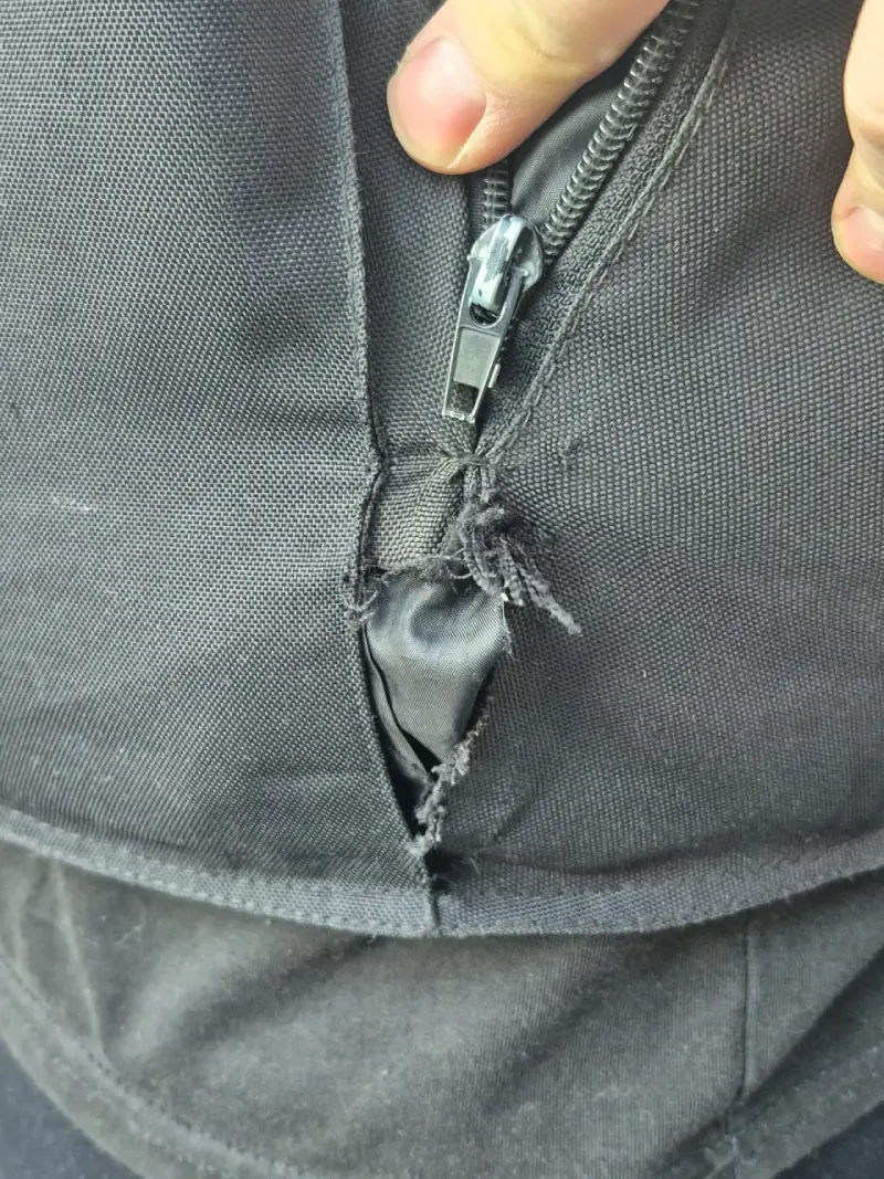 Chaqueta de moto negra con protecciones Duhan Xl - 5