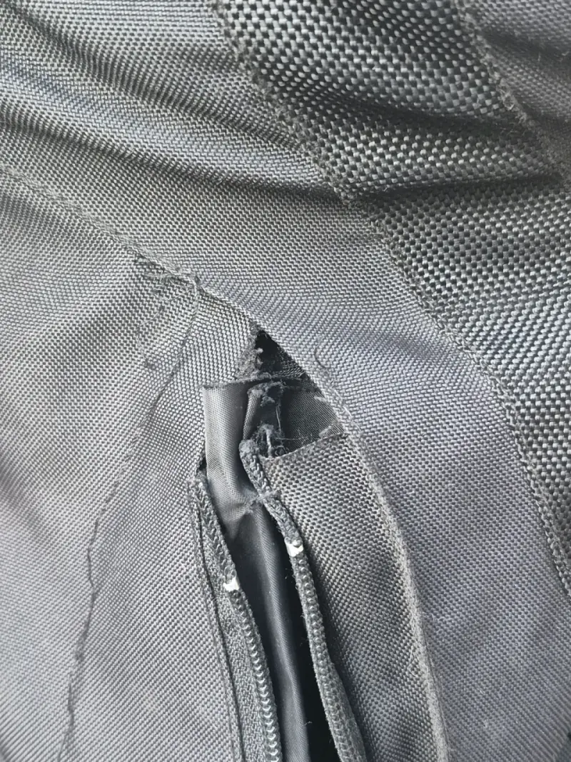Chaqueta de moto negra con protecciones Duhan Xl - 6