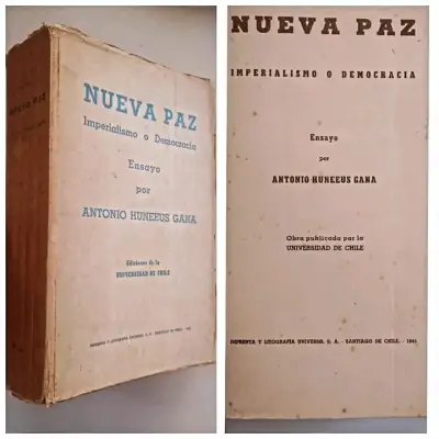 Libro 'Nueva Paz: Imperialismo o Democracia' de Antonio Huneeus Gana - miniatura 1