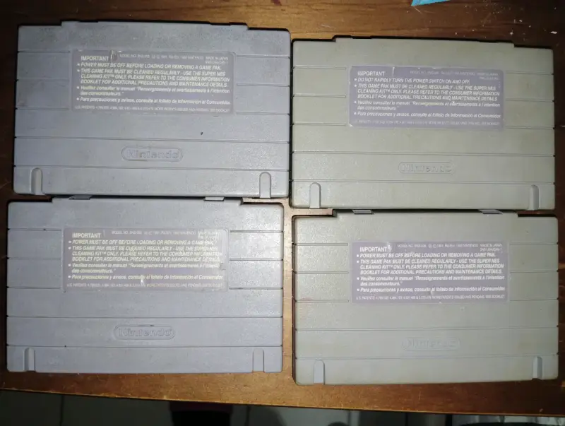 Lote de cartuchos Super Nintendo clásicos - 2