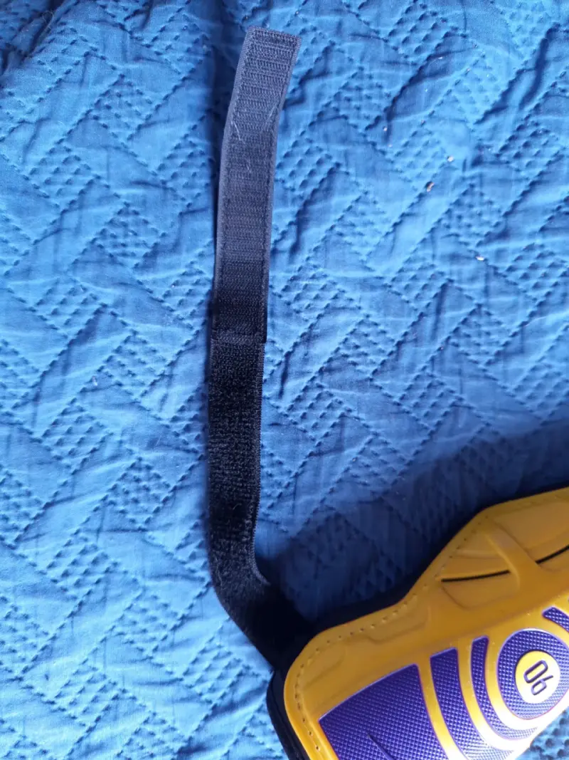 Espinilleras Nike 90 Amarillas y Moradas - 3