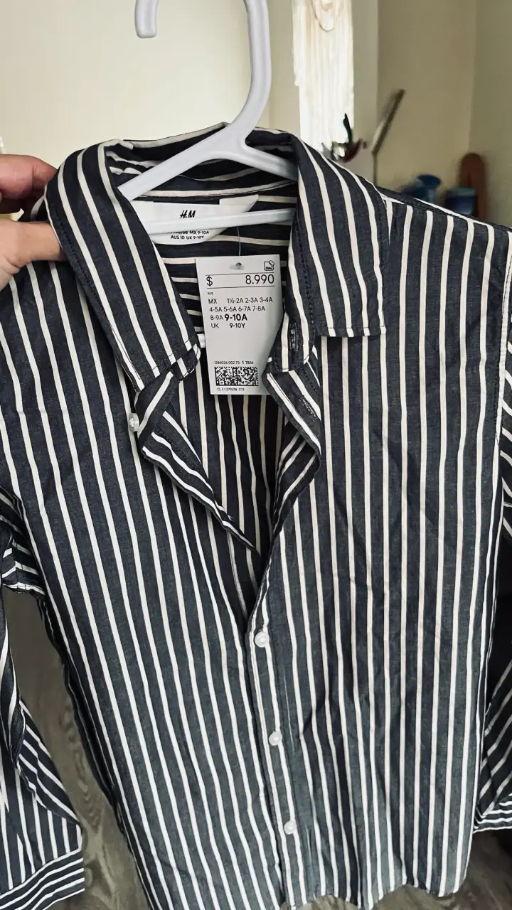 Camisas de rayas para niños H&M - 2