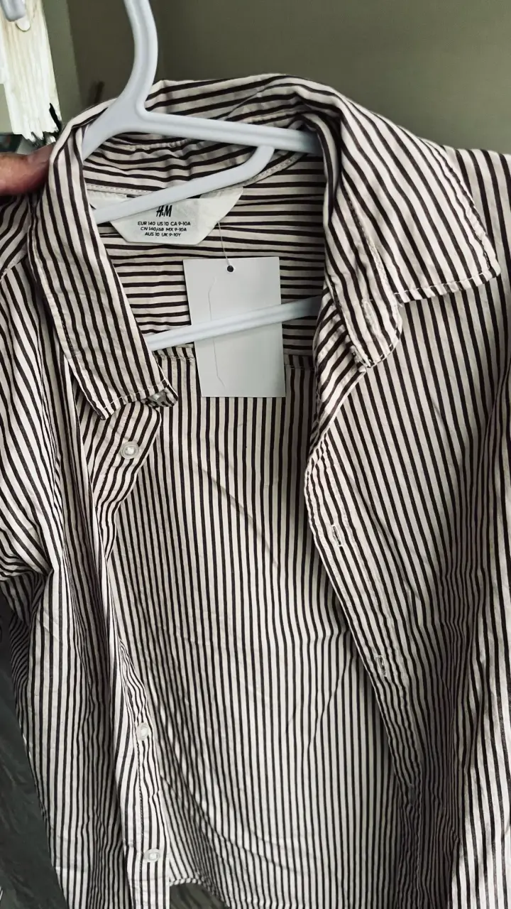 Camisas de rayas para niños H&M - 4