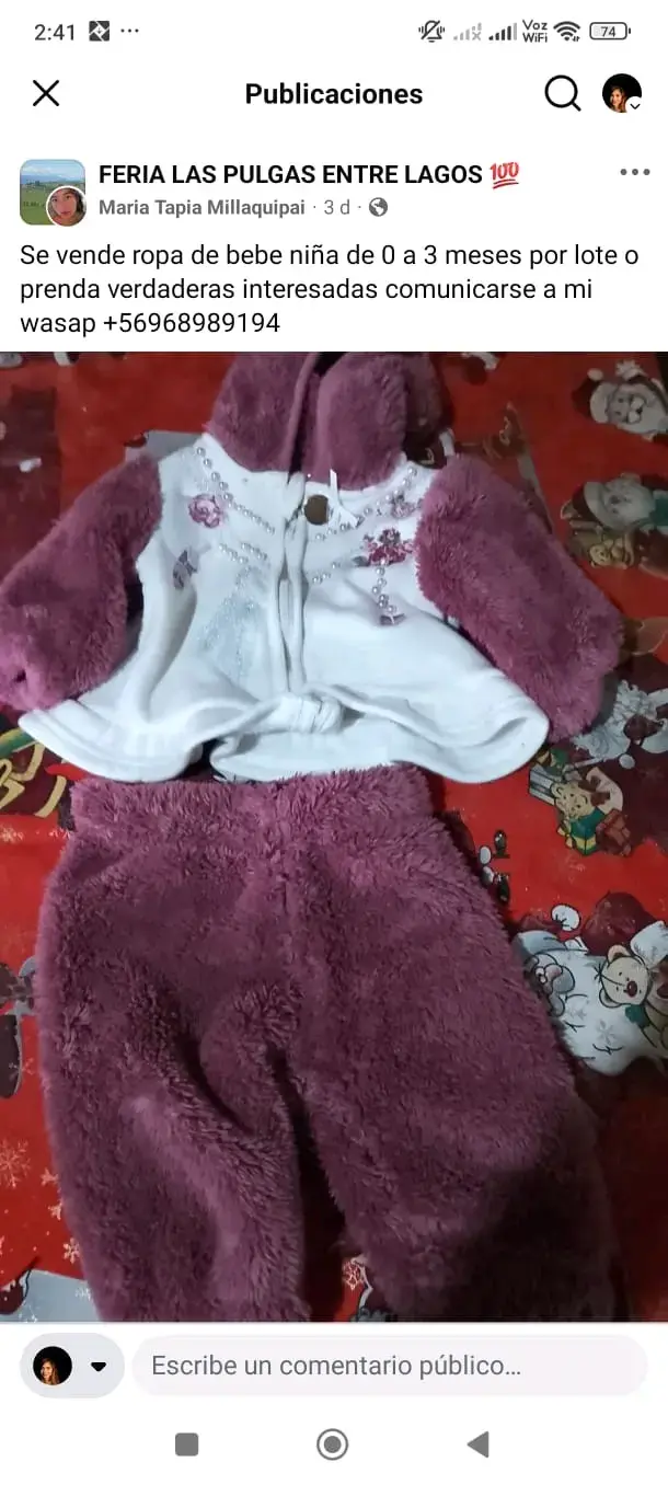 Conjunto de ropa para bebé niña 0 a 3 meses
