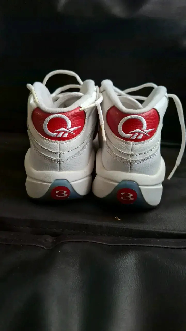Zapatillas deportivas blancas y rojas Reebok - 4