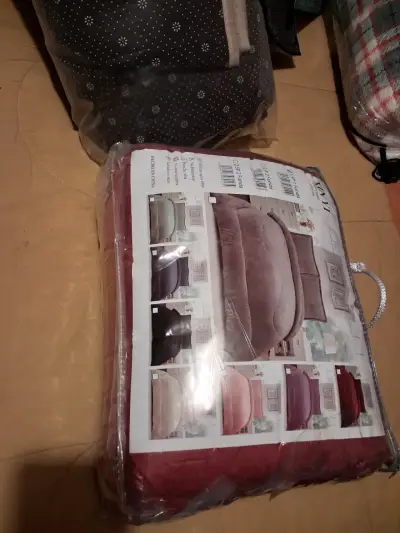 Juego de sábanas de microfibra color vino - miniatura 1