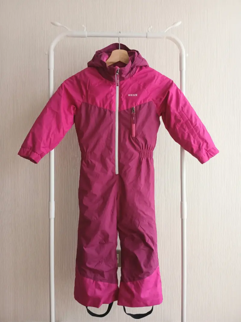 Enterito de nieve. Talla 4 años, rosa.  Decathlon - 1