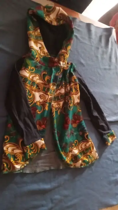 Chaqueta con capucha estampada colorida - miniatura 2