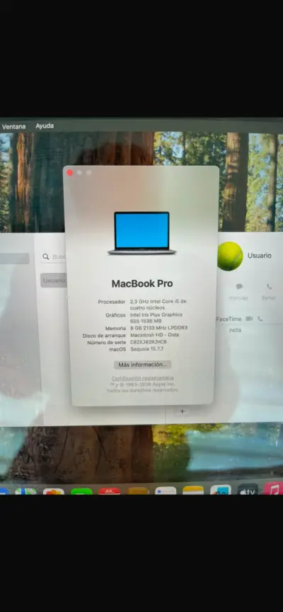 MacBook Pro 13” Intel Core i5 usado - miniatura 5