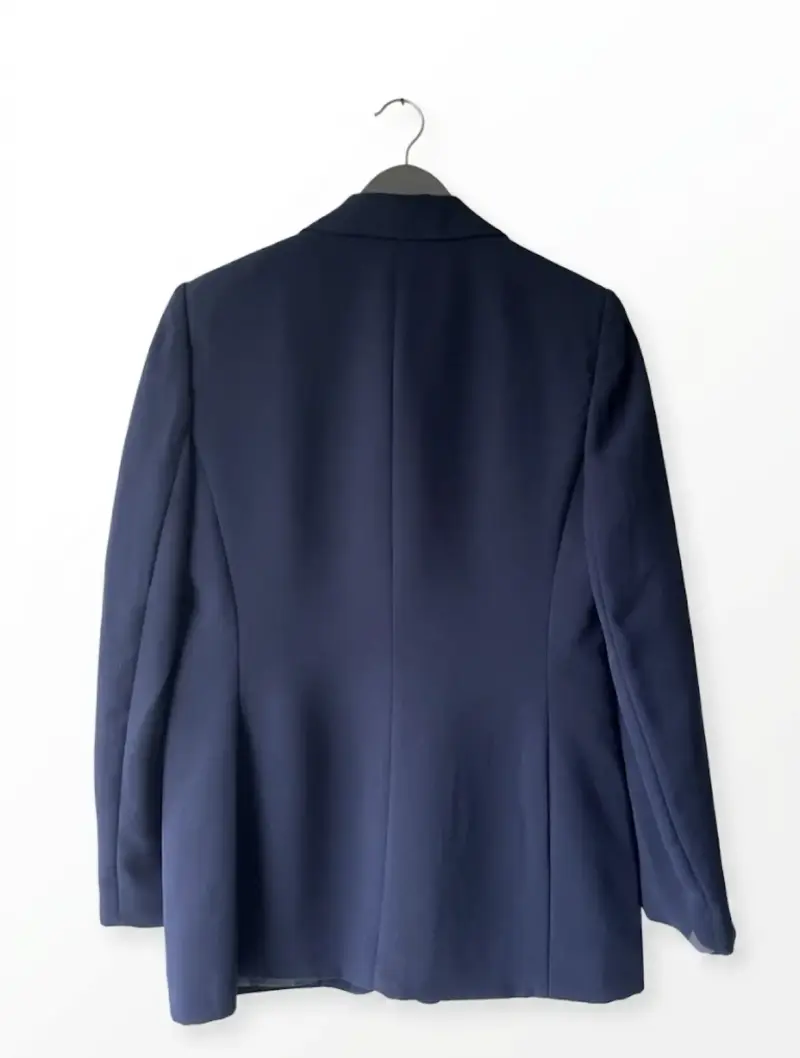 Blazer azul oscuro para mujer elegante - 2