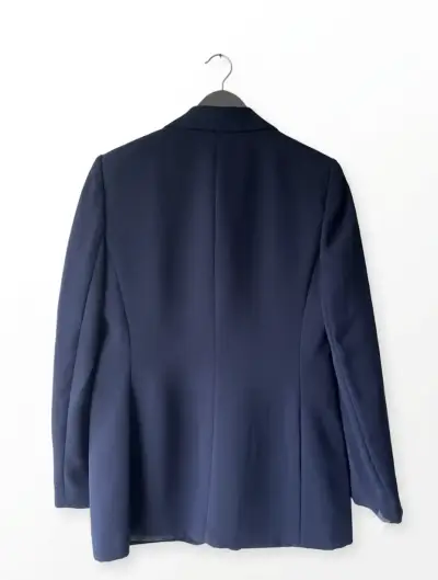 Blazer azul oscuro para mujer elegante - miniatura 2