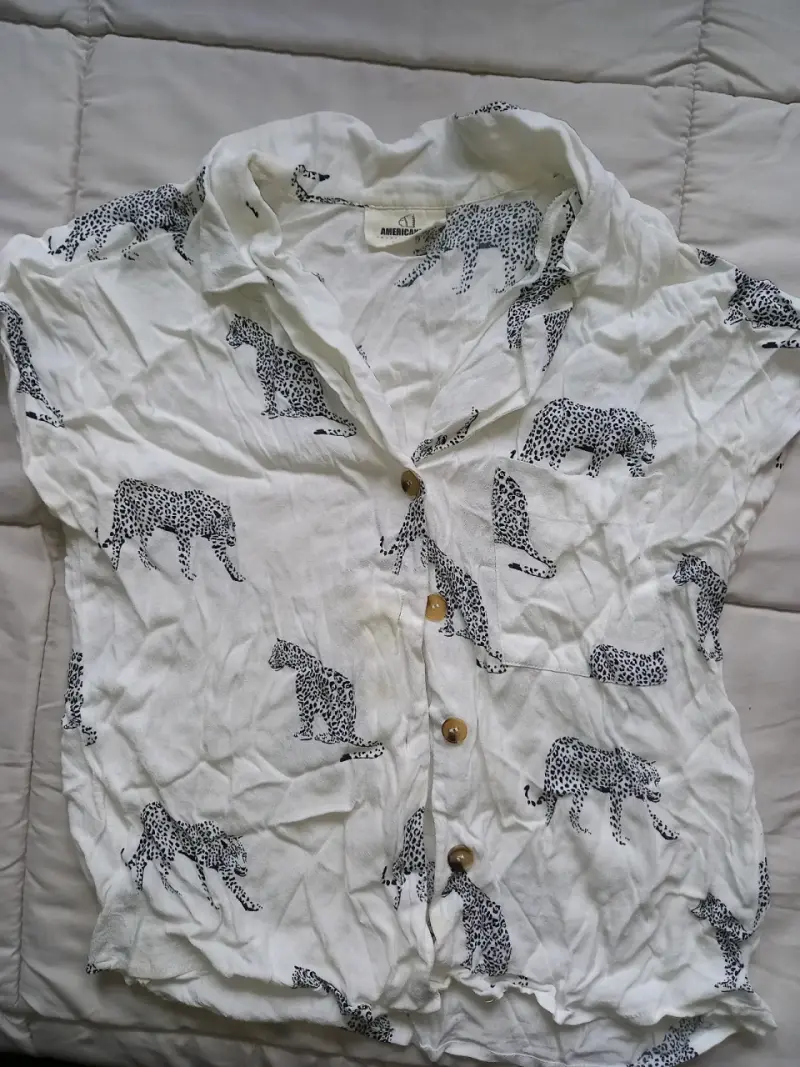 Camisa de vestir a cuadros celeste para hombre - 3