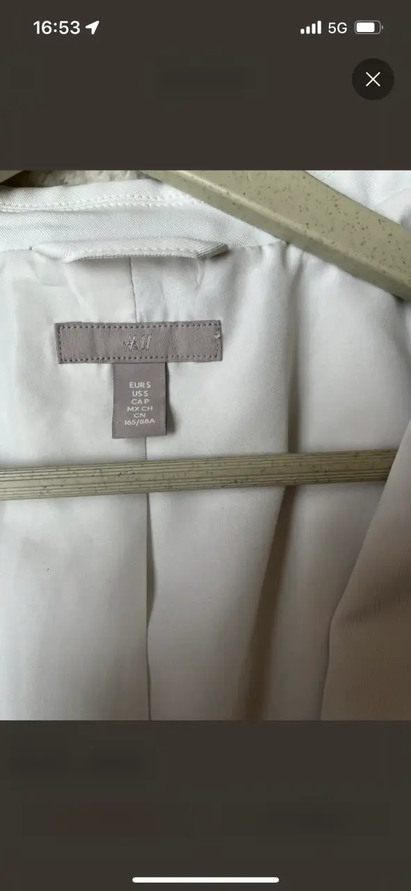 Blazer blanco elegante para mujer - 4