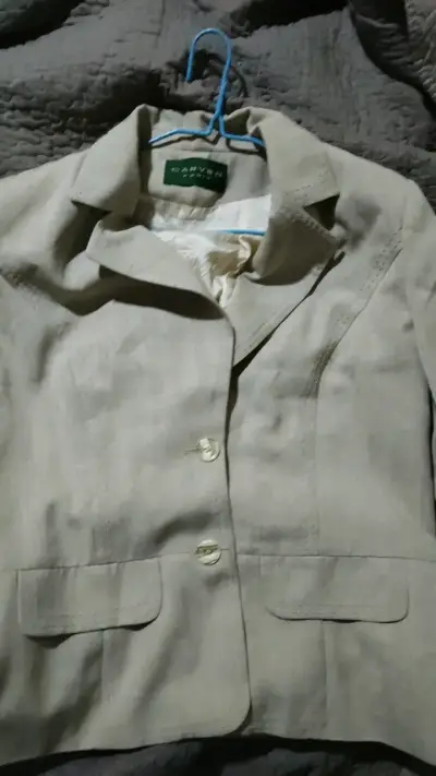 Blazer beige de mujer Carven Paris - miniatura 1