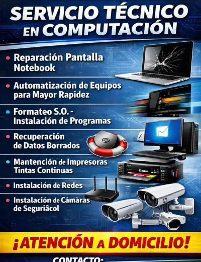 Servicio Técnico en Computación a Domicilio - miniatura 1