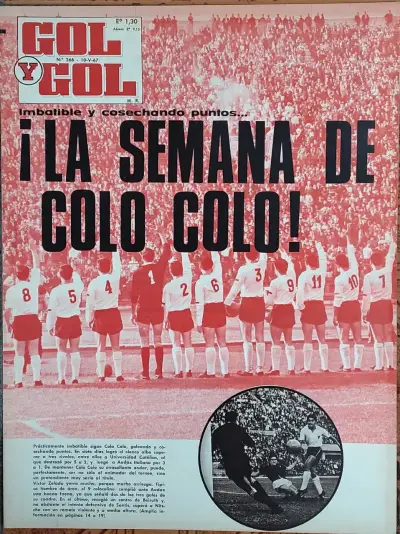 Revista Gol y Gol Edición 266 Colo Colo 1967 - miniatura 1