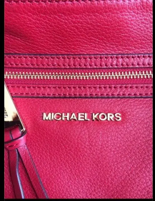 Cartera Michael Kors roja de cuero - 5